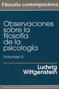 Observaciones sobre la filosofía de la psicología (2 vol)